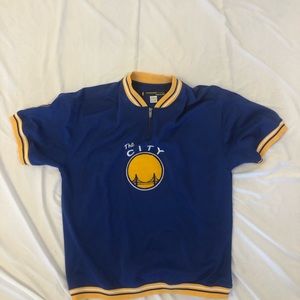RETRO REEBOK SF WARRIORS “THE CITY” HARDWOOD CLASSICS S/S KNIT JERSEY XL